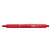 Pilot FriXion Ball Clicker Bolígrafo retráctil de tinta líquida, tinta termosensible borrable, punta mediana de 0,7 mm, cuerpo rojo con grip, tinta roja - 2
