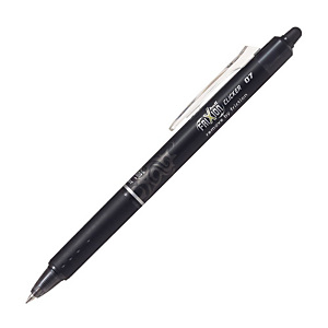 Pilot FriXion Ball Clicker Bolígrafo retráctil de tinta líquida, punta mediana de 0,7 mm, cuerpo negro con grip, tinta negra Pilot FriXion Ball Clicker Bolígrafo retráctil de tinta líquida, punta mediana de 0,7 mm, cuerpo negro con grip, tinta negra
