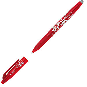 Pilot FriXion Ball Penna gel stick, Punta 0,7 mm, Fusto rosso con grip, Inchiostro rosso (confezione 12 pezzi)