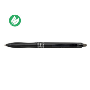 Pilot FriXion Ball Plus Begreen - Stylo roller encre gel effaçable et rechargeable - Pointe moyenne - Noir Pilot FriXion Ball Plus Begreen - Stylo roller encre gel effaçable et rechargeable - Pointe moyenne - Noir