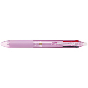 Pilot FriXion Ball Stylo 4 couleurs roller encre gel effaçable et rechargeable - Pointe fine - Corps rose Pilot FriXion Ball Stylo 4 couleurs roller encre gel effaçable et rechargeable - Pointe fine - Corps rose