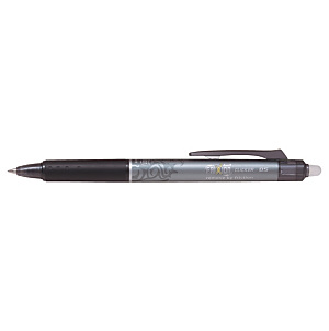 Pilot FriXion Clicker Stylo roller rétractable encre gel effaçable pointe fine 0,5 mm noir