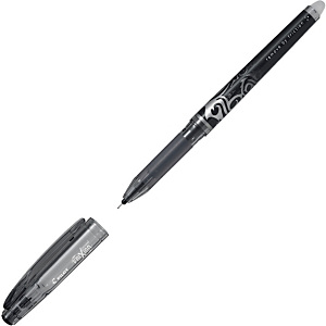 Pilot FriXion Point Bolígrafo de tinta líquida, tinta termosensible borrable, punta extrafina de 0,5 mm, cuerpo negro con grip, tinta negra Pilot FriXion Point Bolígrafo de tinta líquida, tinta termosensible borrable, punta extrafina de 0,5 mm, cuerpo negro con grip, tinta negra