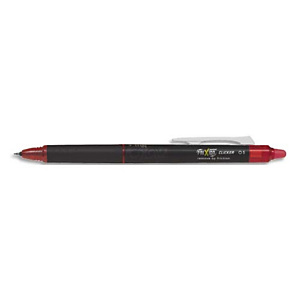 PILOT FriXion Point CLICKER 05 - Roller encre gel - Rouge - Pointe Fine