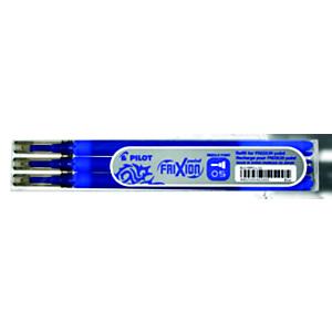 Pilot FriXion Recambio para bolígrafo de tinta líquida, tinta termosensible borrable, punta fina de 0,5 mm, tinta azul Pilot FriXion Recambio para bolígrafo de tinta líquida, tinta termosensible borrable, punta fina de 0,5 mm, tinta azul