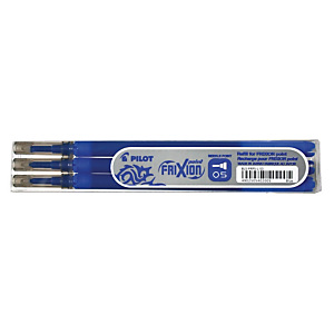 Pilot FriXion Recambio para bolígrafo de tinta líquida, punta fina de 0,5 mm, tinta azul Pilot FriXion Recambio para bolígrafo de tinta líquida, punta fina de 0,5 mm, tinta azul