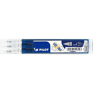 Pilot FriXion Refill per penna gel, Punta 1 mm, Inchiostro blu (confezione 3 pezzi)