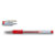 Pilot G-1 Grip Bolígrafo de gel, punta extrafina de 0,5 mm, cuerpo transparente con grip, tinta roja - 2