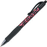 Pilot G-2 Victoria Bolígrafo retráctil de gel, punta media de 0,4 mm, cuerpo negro con grip, tinta roja Pilot G-2 Victoria Bolígrafo retráctil de gel, punta media de 0,4 mm, cuerpo negro con grip, tinta roja