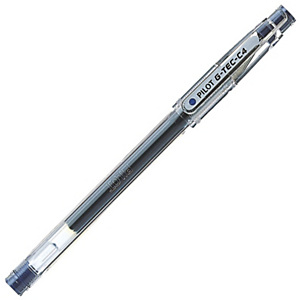 Pilot G-Tec C4 Bolígrafo de gel, punta ultrafina, cuerpo translúcido con grip, tinta azul Pilot G-Tec C4 Bolígrafo de gel, punta ultrafina, cuerpo translúcido con grip, tinta azul