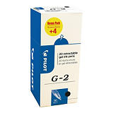 Pilot G2 Stylo roller encre gel rétractable pointe moyenne 0,7 mm noir (Pack Promo 16 + 4 OFFERTS) Pilot G2 Stylo roller encre gel rétractable pointe moyenne 0,7 mm noir (Pack Promo 16 + 4 OFFERTS)