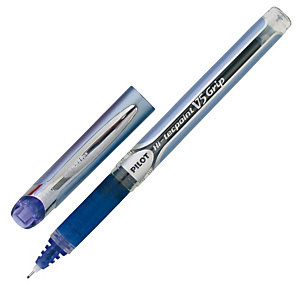 Pilot Hi-Tecpoint V5 Bolígrafo de punta de bola, punta extrafina, cuerpo azul con grip, tinta azul Pilot Hi-Tecpoint V5 Bolígrafo de punta de bola, punta extrafina, cuerpo azul con grip, tinta azul