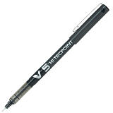 Pilot Hi-Tecpoint V5 Bolígrafo de punta de bola, punta extrafina, cuerpo negro, tinta negra Pilot Hi-Tecpoint V5 Bolígrafo de punta de bola, punta extrafina, cuerpo negro, tinta negra