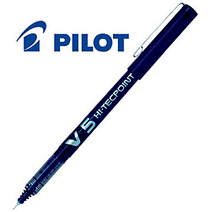 Pilot Hi-Tecpoint V5 Roller Stick, Punta extra fine, Fusto blu, Inchiostro blu Pilot Hi-Tecpoint V5 Roller Stick, Punta extra fine, Fusto blu, Inchiostro blu