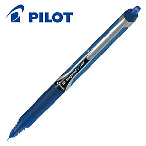 Pilot Hi-Tecpoint V7 RT Roller a scatto, Punta fine, Fusto blu con grip, Inchiostro blu