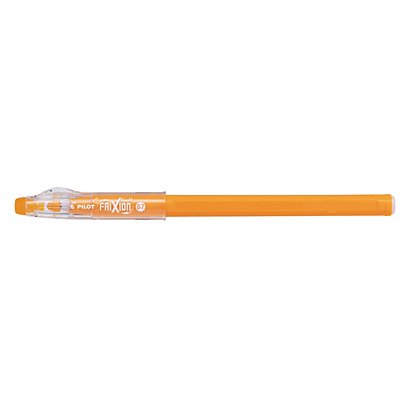 PILOT Penna cancellabile FriXion Ball Sticks, Punta media 0,7 mm, Tratto 0,35 mm, Arancione (confezione 12 pezzi) - 1