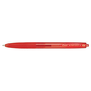 PILOT Penna a scatto Supergrip G - punta 1,0mm - rosso