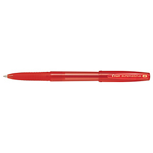 PILOT Penna a sfera Supergrip G con cappuccio - punta 1,0mm - rosso - Pilot PILOT Penna a sfera Supergrip G con cappuccio - punta 1,0mm - rosso - Pilot