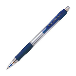 PILOT Porte-mine 0,7 mm rechargeable corps plastique avec grip caoutchouc Bleu SUPERGRIP H187 PILOT Porte-mine 0,7 mm rechargeable corps plastique avec grip caoutchouc Bleu SUPERGRIP H187