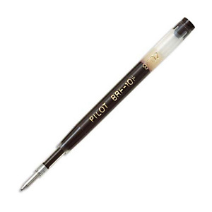 PILOT Recharge d'encre Noire pour stylo à bille encre gel pointe fine G2 PILOT Recharge d'encre Noire pour stylo à bille encre gel pointe fine G2