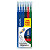PILOT Refill gel per penna FriXion, Punta 0,7 mm, Inchiostro colori assortiti (confezione 6 pezzi) - 1