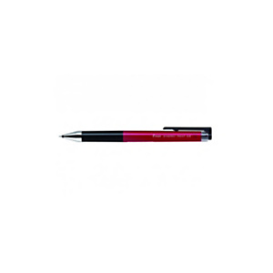 Pilot Sinergy Point Bolígrafo retráctil de gel, punta fina de 0,7 mm, cuerpo azul con grip, tinta roja