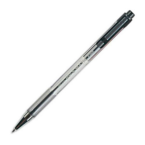 PILOT Stylo bille rechargeable pointe fine rétractable encre Noire corps plastique cristal BPS-MATIC PILOT Stylo bille rechargeable pointe fine rétractable encre Noire corps plastique cristal BPS-MATIC