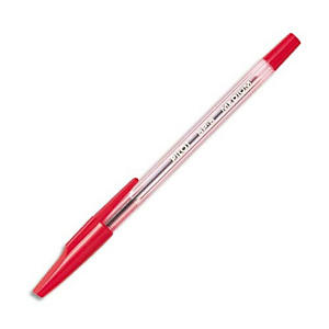 PILOT Stylo à bille rechargeable pointe moyenne encre Rouge corps plastique cristal avec capuchon BP-SM PILOT Stylo à bille rechargeable pointe moyenne encre Rouge corps plastique cristal avec capuchon BP-SM
