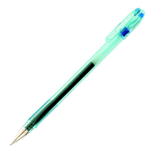 Pilot Stylo à encre gel, G-1, pointe fine (0,7 mm), avec zone de préhension, corps transparent, encre bleue Pilot Stylo à encre gel, G-1, pointe fine (0,7 mm), avec zone de préhension, corps transparent, encre bleue