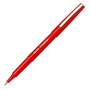 Pilot Stylo-feutre, pointe fine, corps rouge, encre rouge Pilot Stylo-feutre, pointe fine, corps rouge, encre rouge
