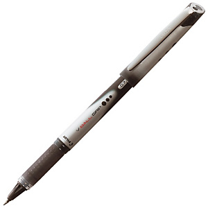 Pilot Stylo roller, V Ball Grip, pointe fine, avec zone de préhension, corps noir, encre noire Pilot Stylo roller, V Ball Grip, pointe fine, avec zone de préhension, corps noir, encre noire