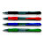 Pilot Super Grip Bolígrafo retráctil de punta de bola, punta mediana, cuerpo de plástico translúcido con grip, tinta azul - 3