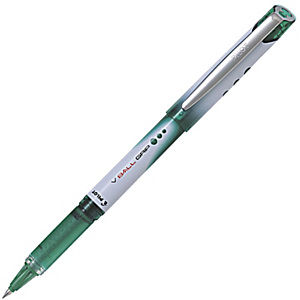 Pilot V Ball Grip Bolígrafo de punta de bola, punta fina de 0,5 mm, cuerpo verde con grip, tinta verde Pilot V Ball Grip Bolígrafo de punta de bola, punta fina de 0,5 mm, cuerpo verde con grip, tinta verde