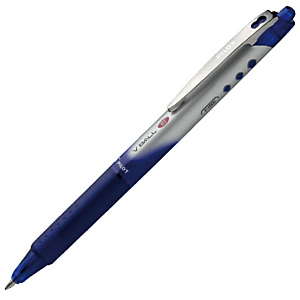 Pilot V Ball RT Bolígrafo retráctil de punta de bola, punta fina, cuerpo azul con grip, tinta azul Pilot V Ball RT Bolígrafo retráctil de punta de bola, punta fina, cuerpo azul con grip, tinta azul
