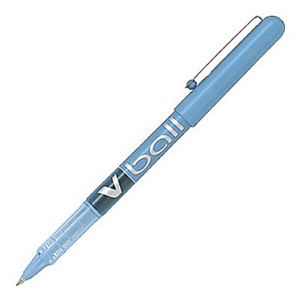 Pilot V Ball Stylo roller encre liquide à capuchon pointe fine 0,5 mm turquoise