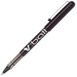 Pilot V Ball Stylo roller encre liquide à capuchon pointe moyenne 0,7 mm noir Pilot V Ball Stylo roller encre liquide à capuchon pointe moyenne 0,7 mm noir