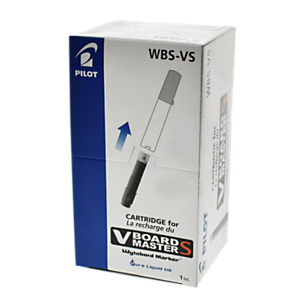 Pilot V-Board Master S Tinta de recambio para rotuladores de pizarra negro Pilot V-Board Master S Tinta de recambio para rotuladores de pizarra negro