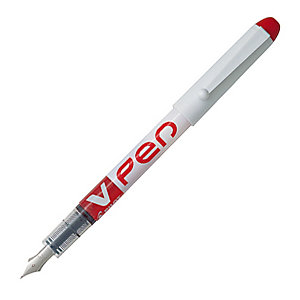 Lot de 2 - Pilot V Pen Stylo plume effaçable rouge