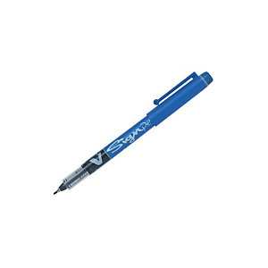Pilot V Sign Pen Bolígrafo fineliner, Punta mediana de 2 mm, Cuerpo azul, Tinta azul Pilot V Sign Pen Bolígrafo fineliner, Punta mediana de 2 mm, Cuerpo azul, Tinta azul