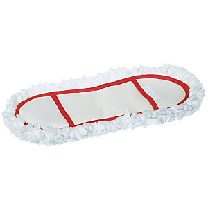 PIPPO Ricambio per Mop Agile , Bianco con bordo Rosso