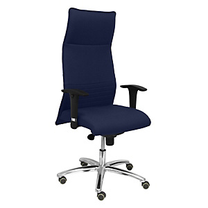 PIQUERAS Y CRESPO Albacete XL Sillón de dirección, tela, altura 123-133 cm, azul marino PIQUERAS Y CRESPO Albacete XL Sillón de dirección, tela, altura 123-133 cm, azul marino