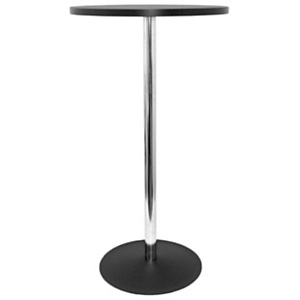 PIQUERAS Y CRESPO Fuentealbilla Mesa alta de cafetería, Ø 60 x 110 cm, negro PIQUERAS Y CRESPO Fuentealbilla Mesa alta de cafetería, Ø 60 x 110 cm, negro