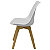 PIQUERAS Y CRESPO Pack de 4 sillas confidentes Rodrigo, ergonómica y con estructura de madera natural de haya, estilo Tower - 4