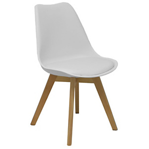 PIQUERAS Y CRESPO Pack de 4 sillas confidentes Rodrigo, ergonómica y con estructura de madera natural de haya, estilo Tower PIQUERAS Y CRESPO Pack de 4 sillas confidentes Rodrigo, ergonómica y con estructura de madera natural de haya, estilo Tower