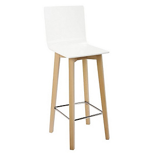 PIQUERAS Y CRESPO Rus Taburete alto de catering, blanco PIQUERAS Y CRESPO Rus Taburete alto de catering, blanco