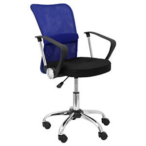 PIQUERAS Y CRESPO Silla de oficina Cardenete, ergonómica, con mecanismo giratorio, brazos fijos y asiento regulable en altura PIQUERAS Y CRESPO Silla de oficina Cardenete, ergonómica, con mecanismo giratorio, brazos fijos y asiento regulable en altura