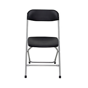 PIQUERAS Y CRESPO Silla de reunión plegable Viveros, polipropileno, negro, set de 5 PIQUERAS Y CRESPO Silla de reunión plegable Viveros, polipropileno, negro, set de 5