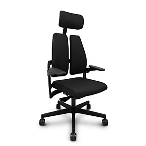 PIQUERAS Y CRESPO Xilium Duo Silla ergonómica 24h, Sincro, asiento traslack, Brazos 3D, Negro PIQUERAS Y CRESPO Xilium Duo Silla ergonómica 24h, Sincro, asiento traslack, Brazos 3D, Negro