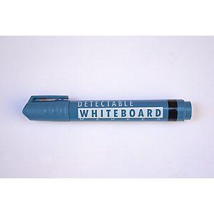 PLÁSTICOS DETECTABLES QUASARDP Rotulador para pizarra blanca, detectable, punta redonda 2 - 3 mm, tinta negra, caja de 5 unidades