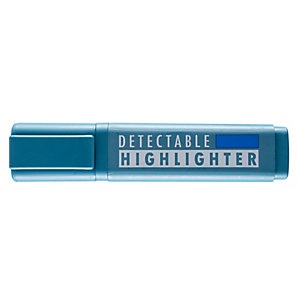 PLÁSTICOS DETECTABLES Rotulador fluorescente detectable, tinta azul, caja de 5 unidades